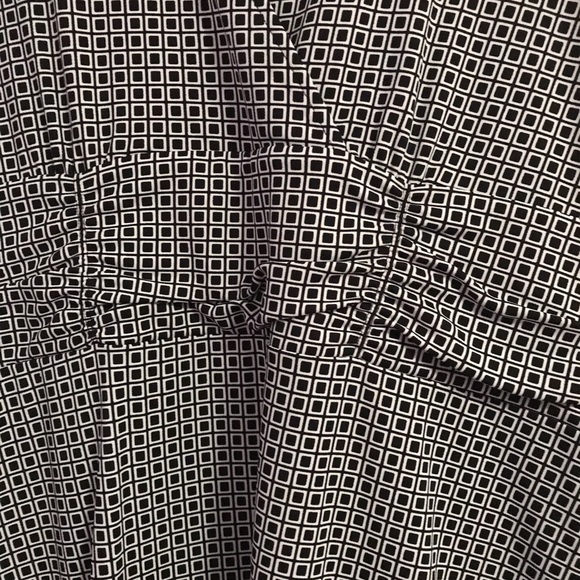 Ann Taylor Dress. Size 16. Grey and White. V neck - Picture 4 of 8